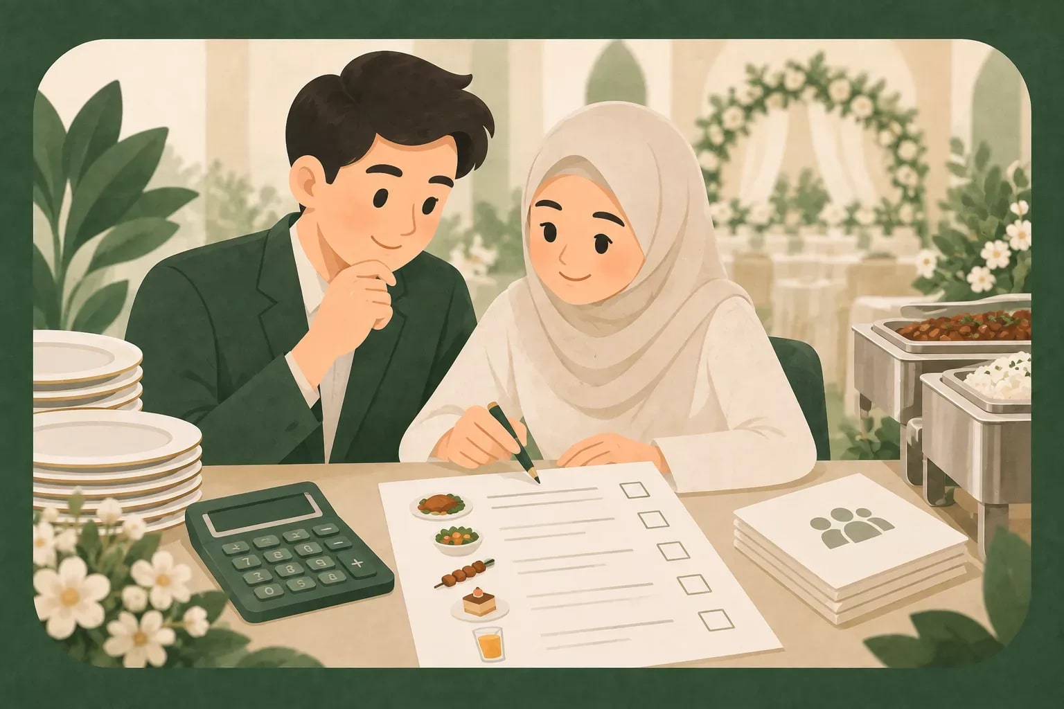 cara menghitung catering pernikahan